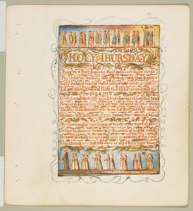 Songs of Innocence and of Experience: Holy Thursday by William Blake