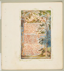 Songs of Innocence and of Experience: Night, ca. 1825 by William Blake