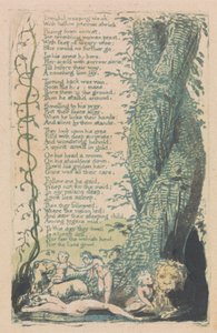 Songs of Innocence and of Experience, Plate 22, The Little Girl Found (Bentley 36) by William Blake