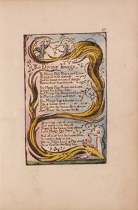 Songs of Innocence and of Experience, Plate 27, The Divine Image (Bentley 18) by William Blake