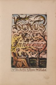 Songs of Innocence and of Experience, Plate 3, Innocence Title Page (Bentley 3)