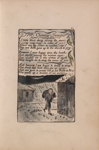 Songs of Innocence and of Experience, Plate 41, The Chimney Sweeper (Bentley 37) by William Blake