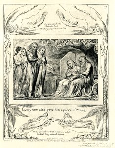 The Book of Job 42:11 (Illustrated by William Blake)