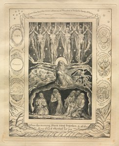 The Book of Job: Pl. 14, When the Morning Stars Sang Together, and All the Sons of God... by William Blake