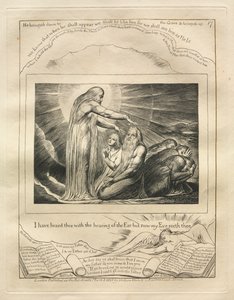 The Book of Job: Pl. 17, I have heard thee with the hearing of the Ear but now my Eye seeth thee