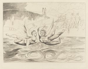 The Circle of the Corrupt Officials; the Devils Mauling Each Other by William Blake