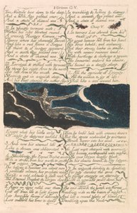 The First Book of Urizen, Plate 11, Two Nostrils Bent Down to the Deep (Bentley 13)