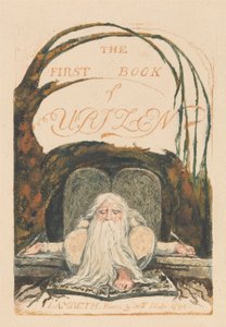 The First Book of Urizen, Plate 1, "The First Book of Urizen." (Bentley 1) by William Blake