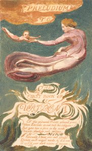The First Book of Urizen, Plate 2, "Preludium to the Book of Urizen" (Bentley 2a) by William Blake