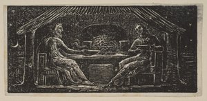 Thenot and Colinet Eat Their Evening Meal, from Thornton