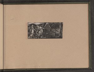Thenot and Colinet Lead Their Flocks Together by William Blake