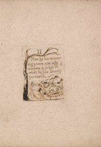 There Is No Natural Religion, Plate 4, II Man by his reasoning power . . . . (Bentley a5)