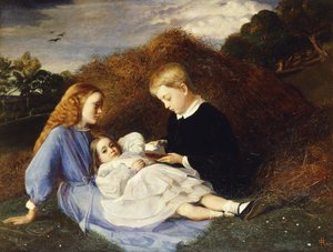 Amy, Dorothea and Hungerford Wren Hoskyns, 1863