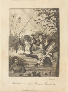 March Through a Swamp or Marsh in Terra-firma