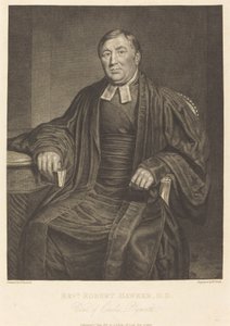 Reverend Robert Hawker, D.D. by William Blake after John Ponsford