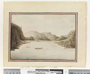 View of a Fortified Bay on the E Side the Entrance of Rio Janeiro by William Bradley