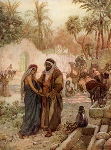 Eliezer and Rebekah at the Well