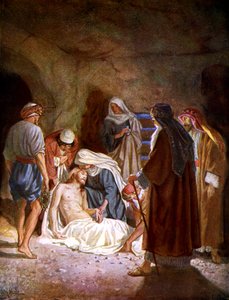 Joseph of Arimathaea removes the body of Jesus
