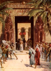 Moses and Aaron Before Pharaoh by William Brassey Hole