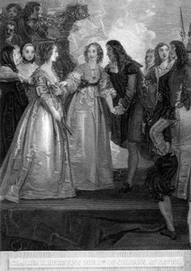 Charles II receiving the Duchess of Orleans at Dover