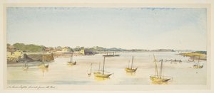 River Tapti, Surat from the fort (boats)