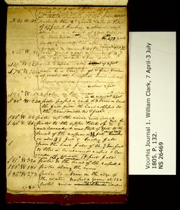 S. 40 W. 970 Poles to a Fall and Pitch... by William Clark