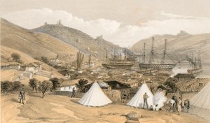 Balaklava, looking towards the sea by William Crimea Simpson