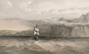 Cape Aiya, Looking North Towards Balaklava by William Crimea Simpson