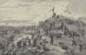Capture of the Malakoff Redoubt by the French, Siege of Sevastopol, 8 September 1855 by William Crimea Simpson