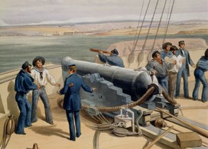 Sebastopol from the Sea, plate from The Seat of War in the East