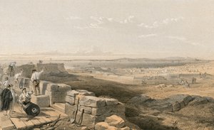 Straits of Yenikale with the bay and town of Kertch from the old fortress of Yenikale by William Crimea Simpson