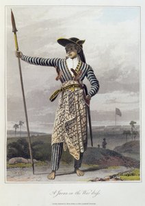A Javan in the War Dress, pl. 5 from Vol I of 