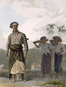 A Madurese of the Rank of Mantu, plate 7 from Vol I of 