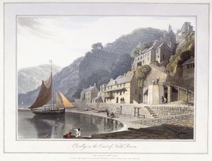 Clovelly, on the Coast of North Devon by William Daniell