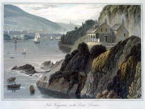 Near Kingswear, on the Dart, Devon by William Daniell
