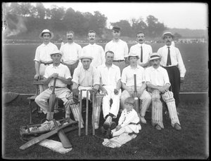 Group Portrait of the Holdsport Cricket Club