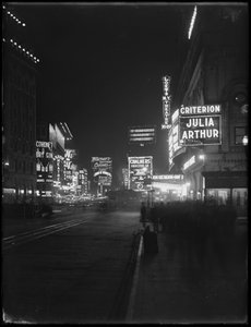 Illuminated Signs in Times Square, New York City, 1917