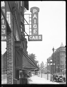 Paige Cars sign at 1410 Bedford Avenue, Brooklyn