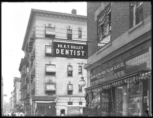 Sign for Dr. H.Y. Halley, 1456 St. Nicholas Avenue, New York City, August 2, 1916