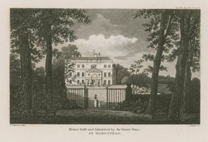 House Built and Inhabited by Sir Henry Vane at Hampstead by William Davison