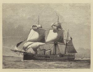 Departure of HRH the Duke of Edinburgh, HMS Sultan