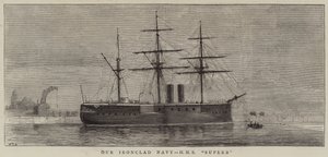 Our Ironclad Navy, HMS Superb by William Edward Atkins