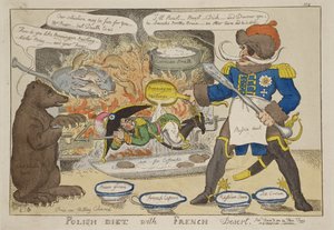 Polish Diet with French Dessert by William Elmes, published 8 December 1812