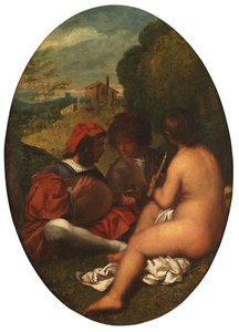 Pastoral Concert (after Titian) by William Etty