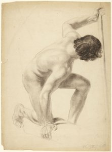 Study of Male Figure by William Etty