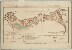 A Plan of the Operations of the British Forces in Egypt from the Landing in Aboukir Bay on the 8th of March to the Battle of Alexandria March 21st Inclusive
