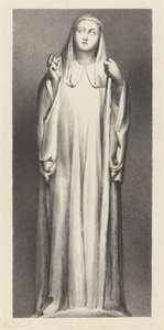 Figure from Peterborough Cathedral