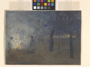Burning Leaves by William Forsyth