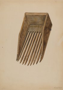 Cranberry Harvesting Scoop by William Frank