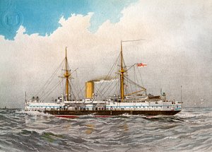 HMS Colossus, Royal Navy 2nd Class Battleship, c1890-c1893
